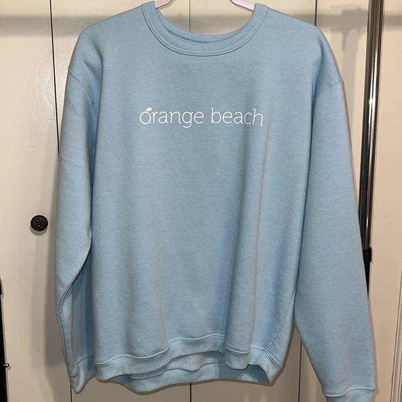 Orange Beach Crewneck Sweater • Women's Sz Large - Picture 2 of 2